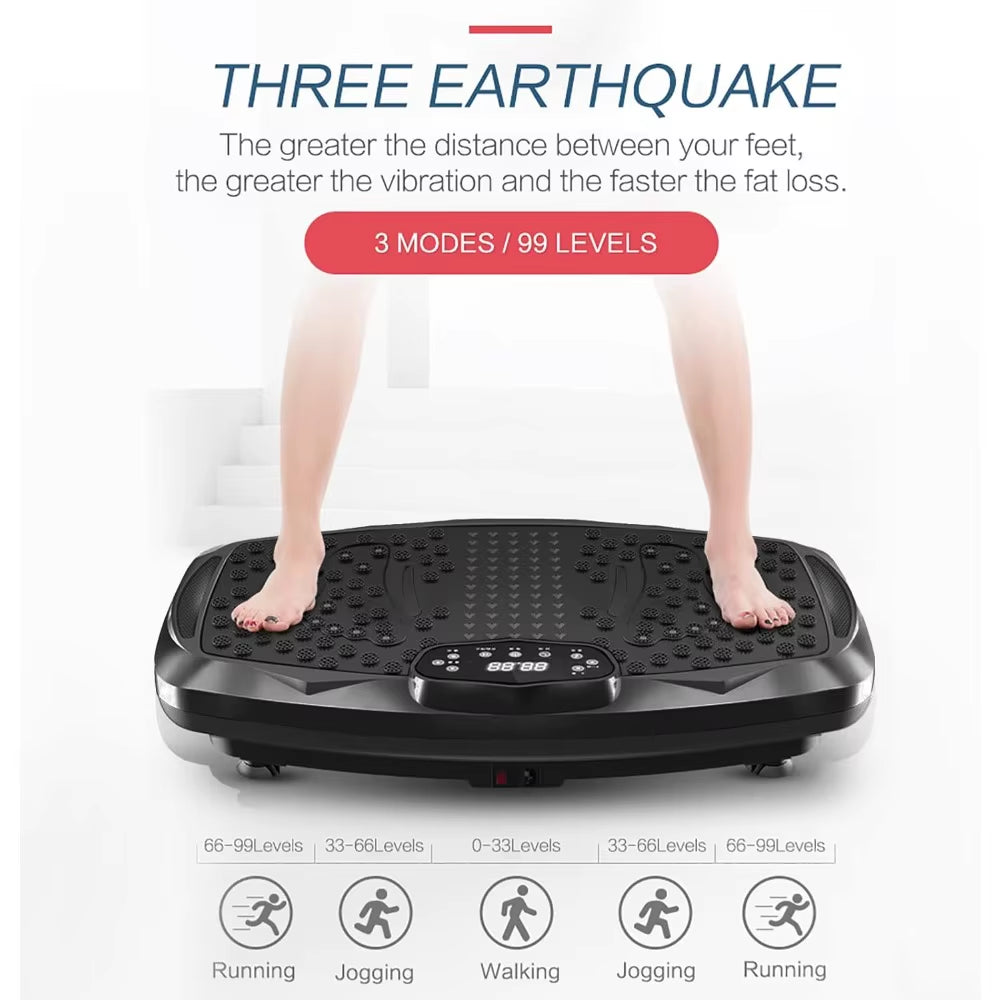 High Quality Vibration Plate Exercise Machine Whole Body Workout Vibration Fitness Platform for Home Fitness & Weight Loss - NEW