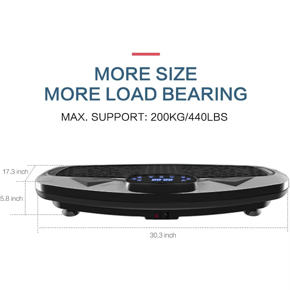 High Quality Vibration Plate Exercise Machine Whole Body Workout Vibration Fitness Platform for Home Fitness & Weight Loss - NEW